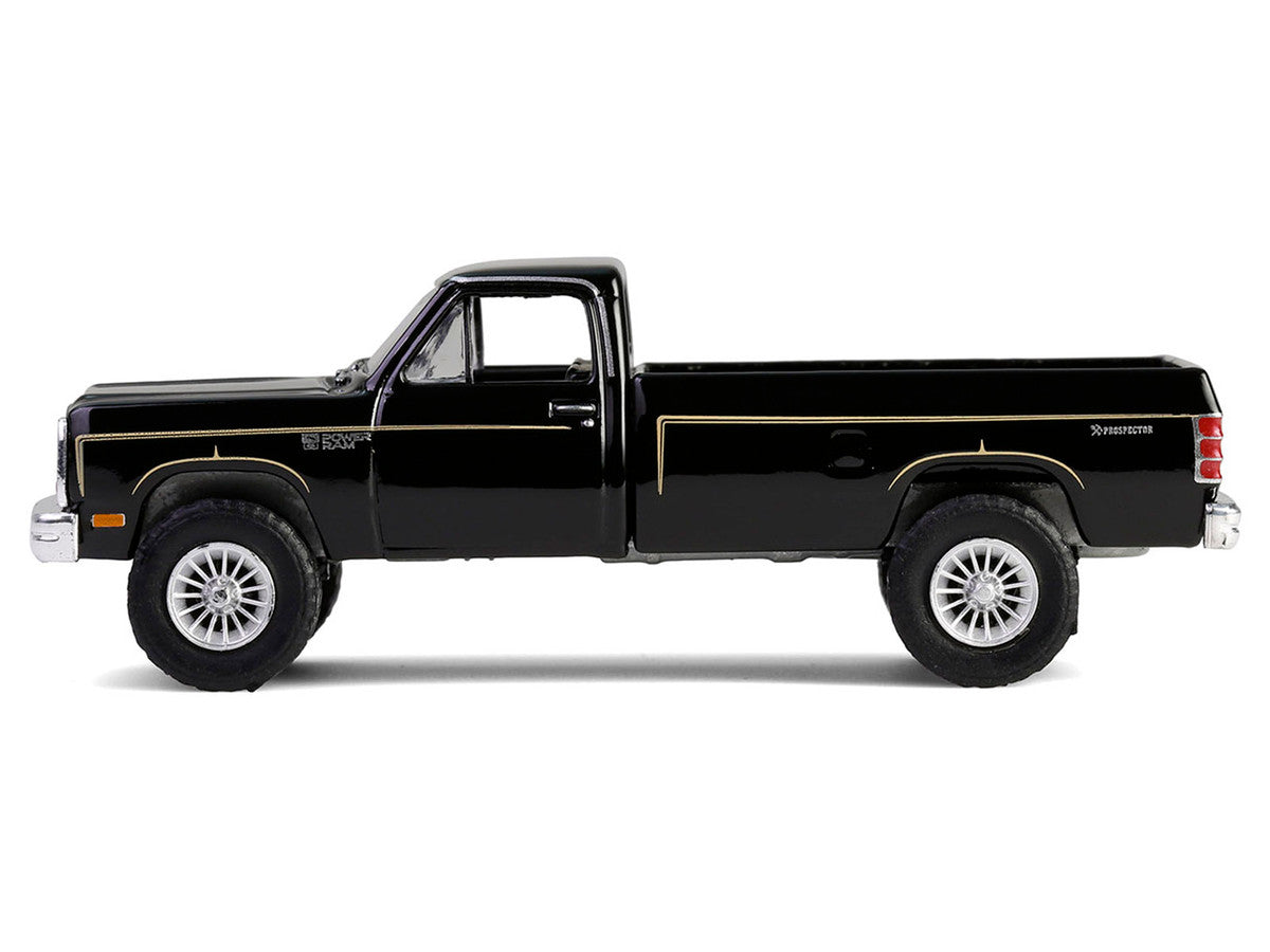 1981 Dodge Power Ram Prospector Pickup Truck Black "The A-Team" (1983-1987) TV Series "Hollywood Series" Release #43 1/64 Diecast Model Car by Greenlight LuxuryLifeWay Online Store