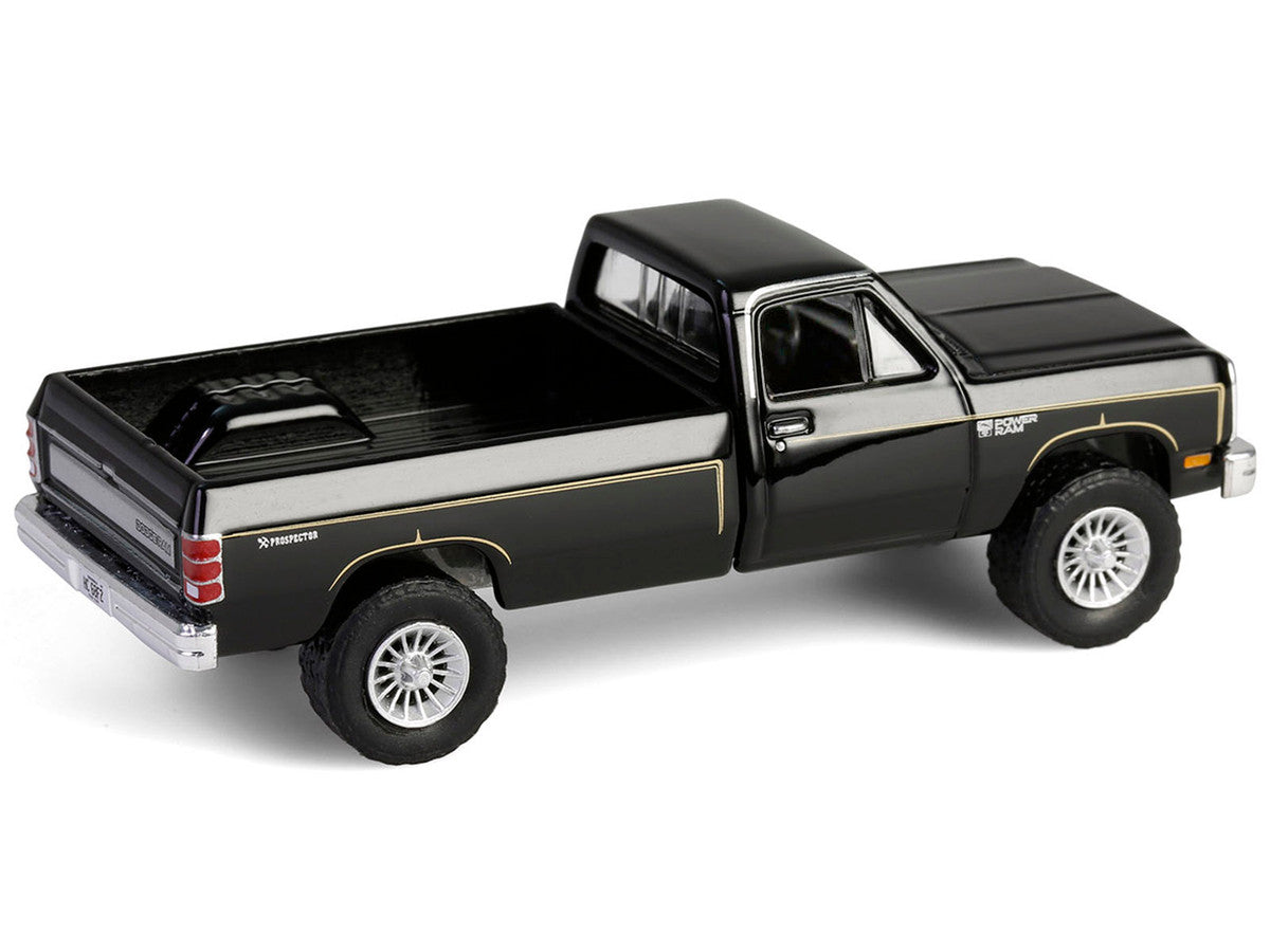 1981 Dodge Power Ram Prospector Pickup Truck Black "The A-Team" (1983-1987) TV Series "Hollywood Series" Release #43 1/64 Diecast Model Car by Greenlight LuxuryLifeWay Online Store