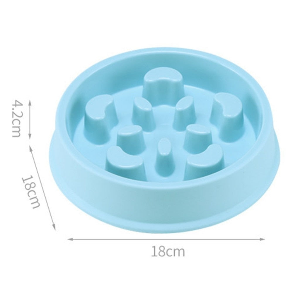 Pet Bowl Anti Choking Slow Feeding Puzzle Feeder Pets Fashion