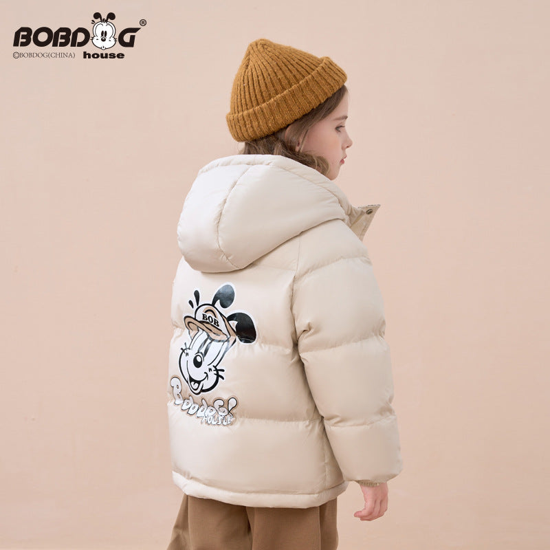 Babu Bean Reversible Down Jacket for Kids Winter Outerwear Pi-Mart