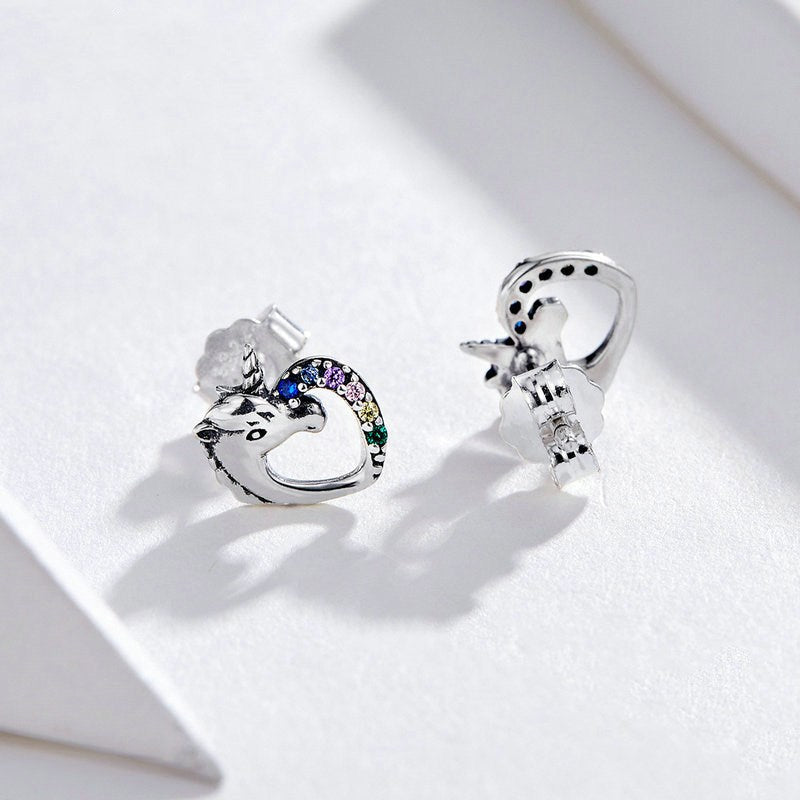 Sterling Silver S925 Stud Earrings LadyShow.Store