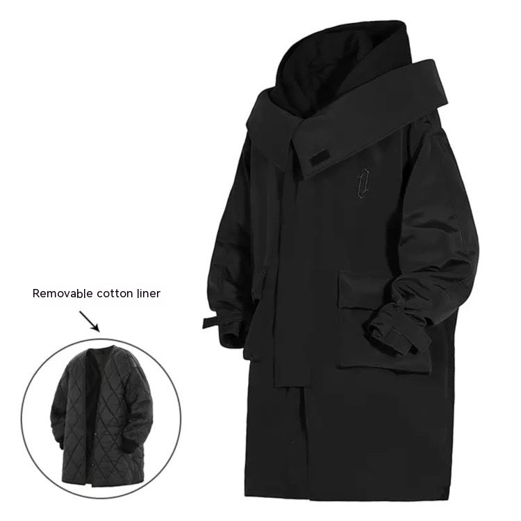 Casual Mid-Length Jacket for Men and Women Pi-Mart