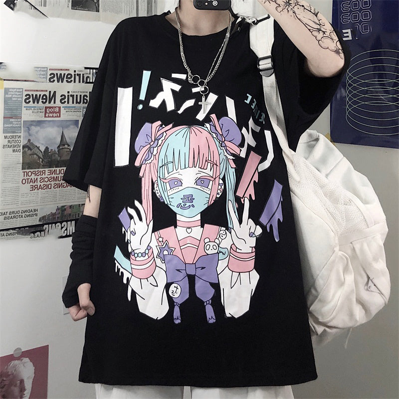 Anime loose T-shirt