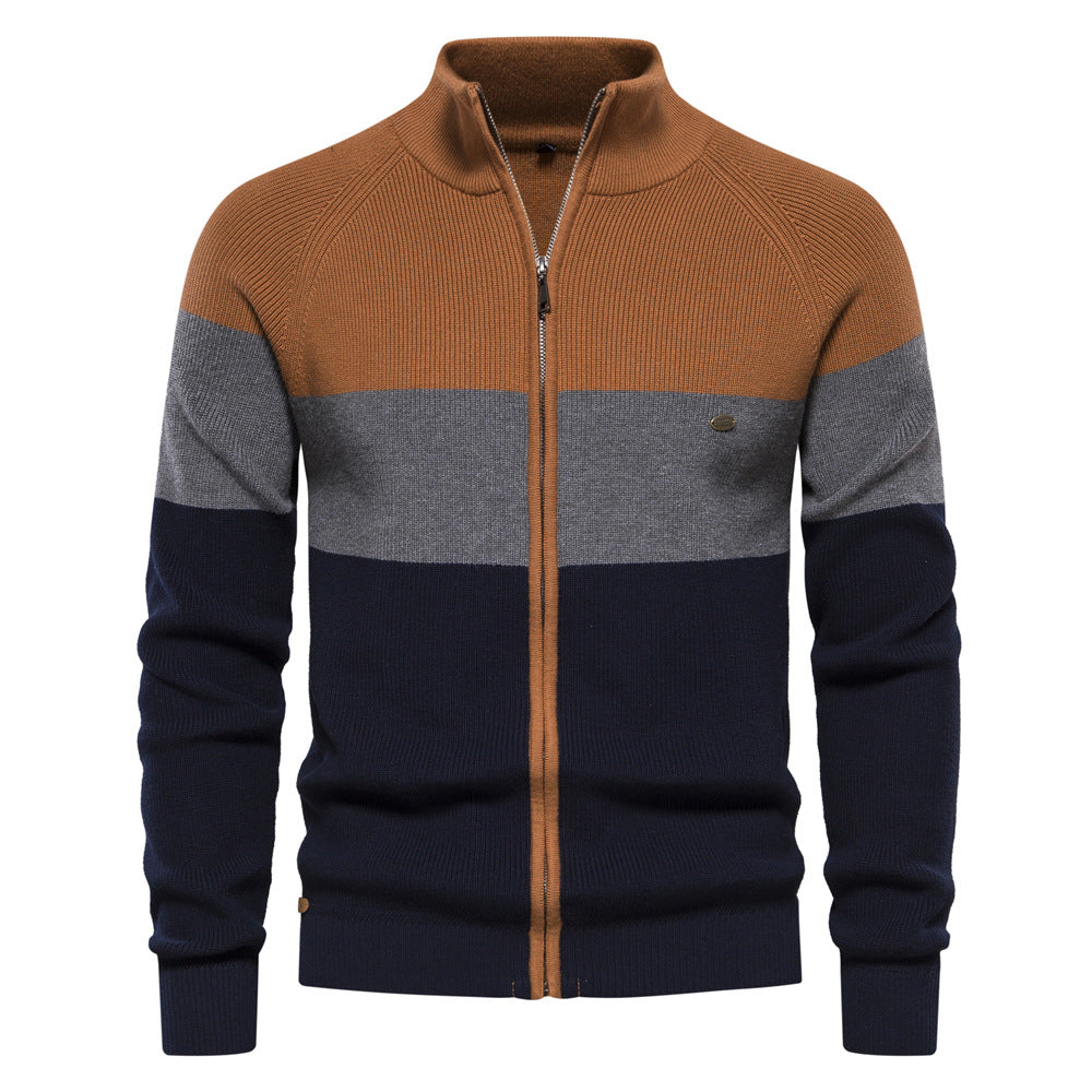 2026 New Men's Sweater Coat European Size Cross-border Autumn And Winter Sweater Cardigan High Quality Fashion Coat Men NorixaFashion.com