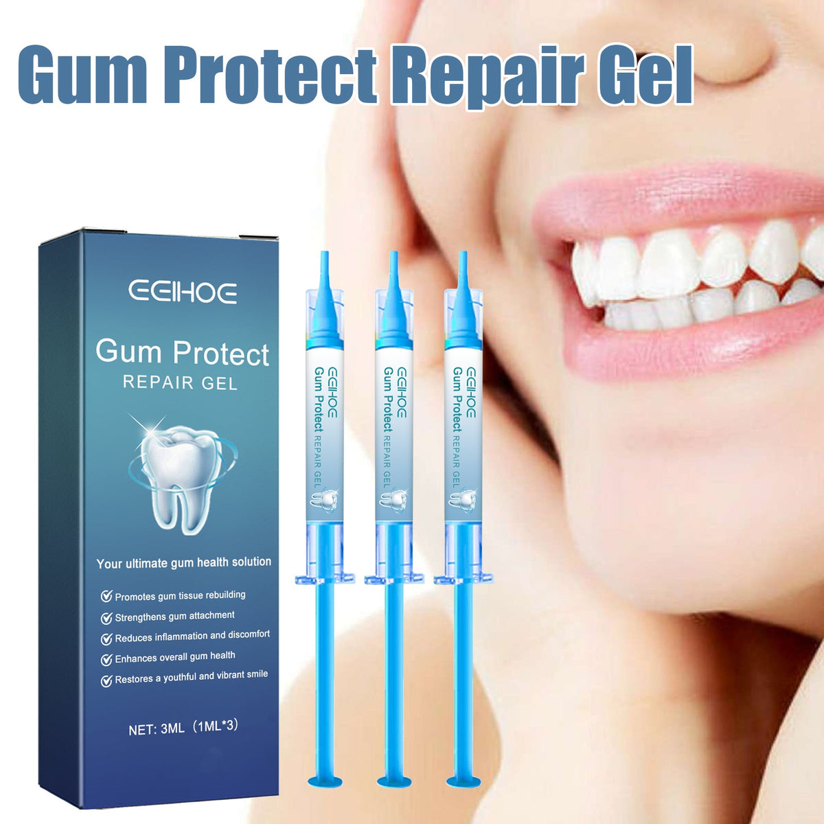Tooth Soothing Gel 3 Pieces Per Pack Tri Light Beauty