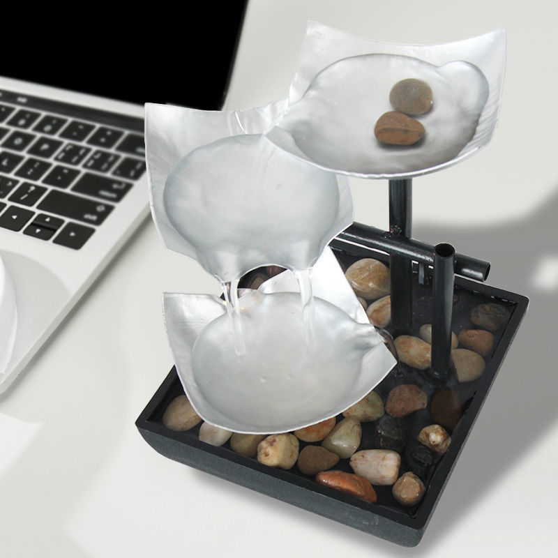 Flowing Water Desktop Fountain PearlNestDecor.com
