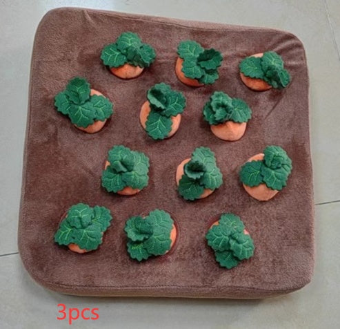 Pet Dog Toys Carrot Plush Toy Vegetable Chew Toy For Dogs Snuffle Mat For Dogs Cats Durable Chew Puppy Toy Dogs Accessories Pets Fashion