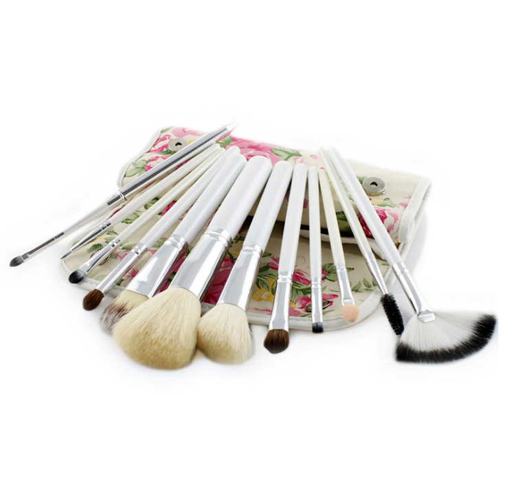 12-Piece Rose Makeup Brush Set LadyShow.Store