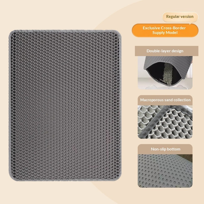 EVA Double-layer Removable Cat Litter Mat Pets Fashion