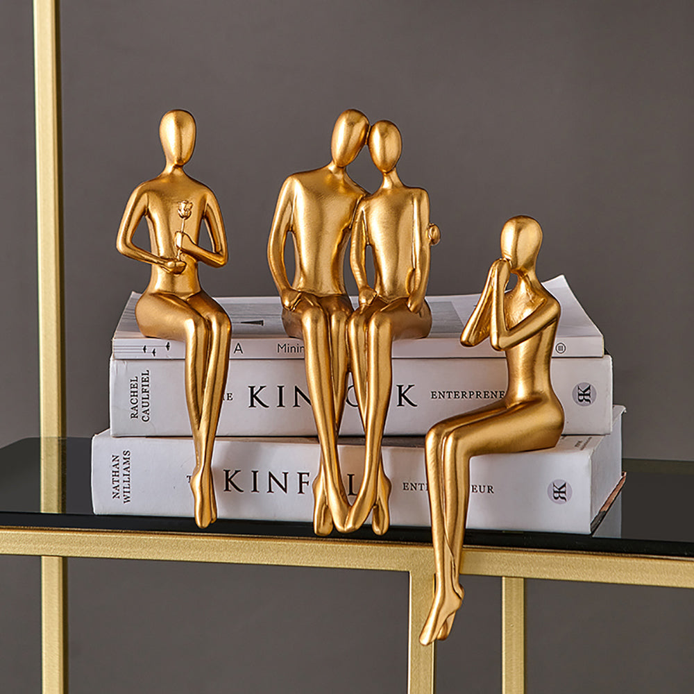 Light Luxury Artistic Figure Sculpture Ornaments PearlNestDecor.com