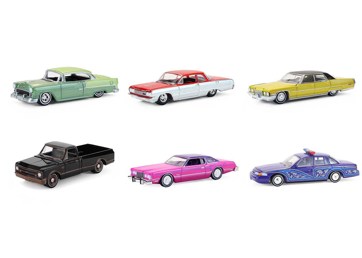 "California Lowriders" Series 7 Set of 6 pieces 1/64 Diecast Model Cars by Greenlight LuxuryLifeWay Online Store