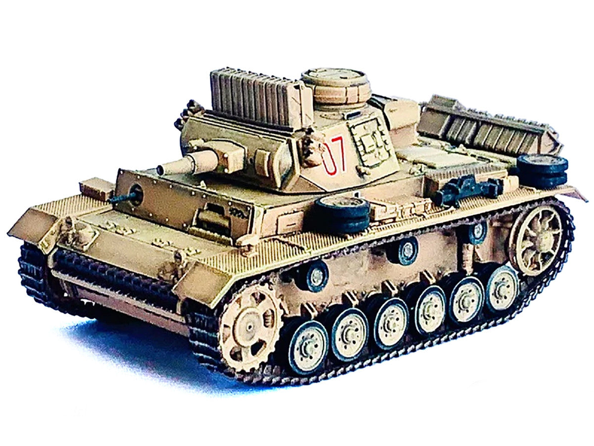Germany Pz.Kpfw.III Ausf.N DAK Tank #07 "s.Pz.Abt.501 Tunisia" (1942/43) "NEO Dragon Armor" Series 1/72 Plastic Model by Dragon Models LuxuryLifeWay Online Store