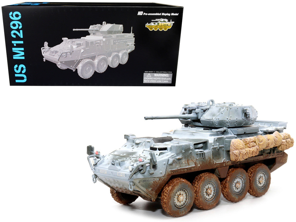 United States M1296 Stryker ICV (Infantry Carrier Vehicle) Dragoon Olive Drab (Snowy Version) "2nd Cav. Germany" (2020) "NEO Dragon Armor" Series 1/72 Plastic Model by Dragon Models LuxuryLifeWay Online Store