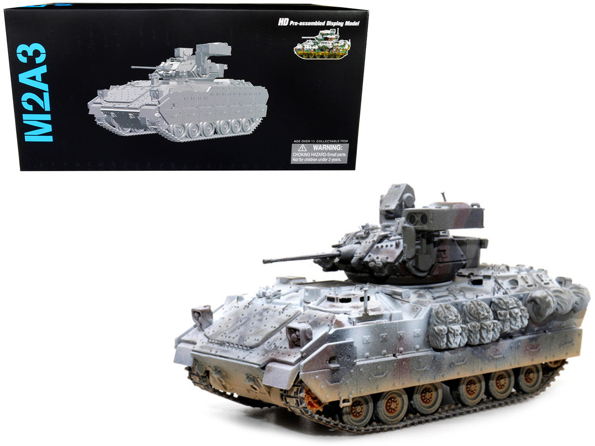 United States M2A3 Bradley IFV (Infantry Fighting Vehicle) Camouflage (Snowy Version) "NEO Dragon Armor" Series 1/72 Plastic Model by Dragon Models LuxuryLifeWay Online Store