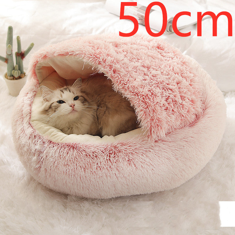 2-in-1 Plush Pet Bed Pets Fashion