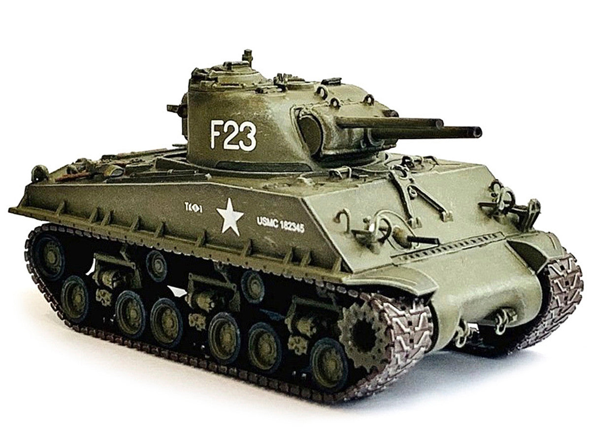 United States M4A3 HVSS POA-CWS-H5 Flamethrower Tank Olive Drab F-23 "US Marine Corps Korea" (1951) "NEO Dragon Armor" Series 1/72 Plastic Model by Dragon Models LuxuryLifeWay Online Store