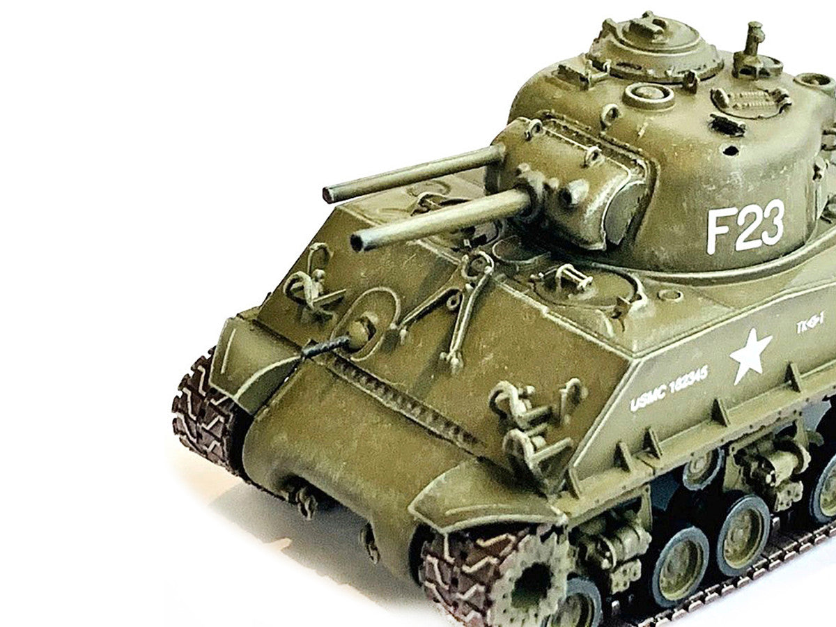 United States M4A3 HVSS POA-CWS-H5 Flamethrower Tank Olive Drab F-23 "US Marine Corps Korea" (1951) "NEO Dragon Armor" Series 1/72 Plastic Model by Dragon Models LuxuryLifeWay Online Store