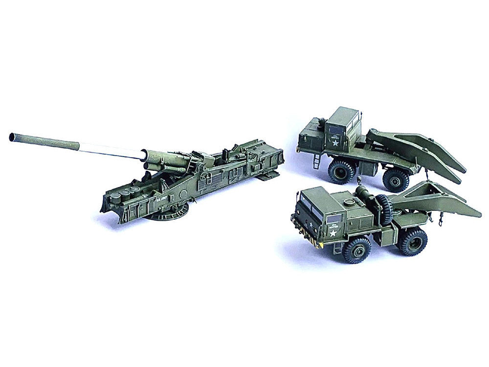 United States M65 Atomic Cannon "Atomic Annie" Artillery Olive Drab "Firing Mode" US Army "NEO Dragon Armor" Series 1/72 Plastic Model by Dragon Models LuxuryLifeWay Online Store