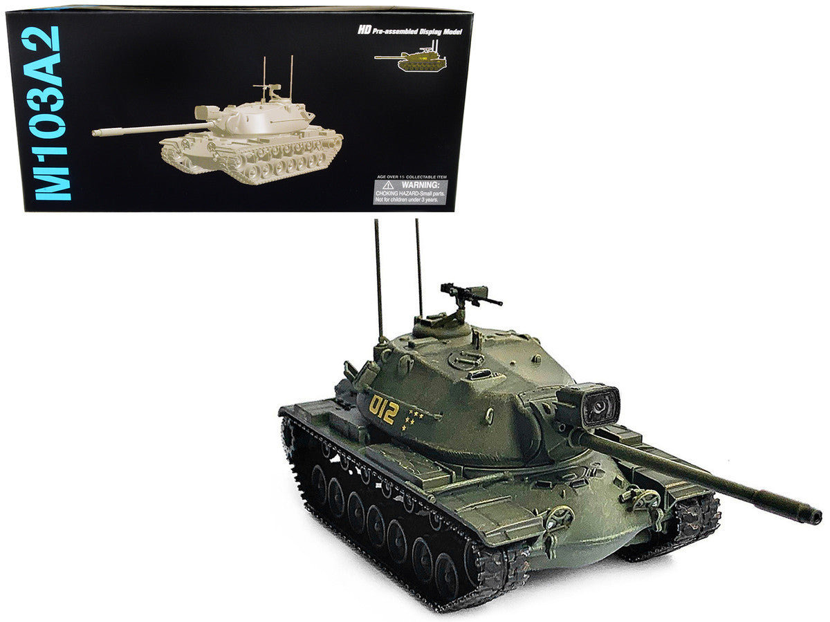 United States M103A2 Heavy Tank D12 Olive Drab "NEO Dragon Armor" Series 1/72 Plastic Model by Dragon Models LuxuryLifeWay Online Store