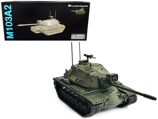 United States M103A2 Heavy Tank D12 Olive Drab "NEO Dragon Armor" Series 1/72 Plastic Model by Dragon Models LuxuryLifeWay Online Store