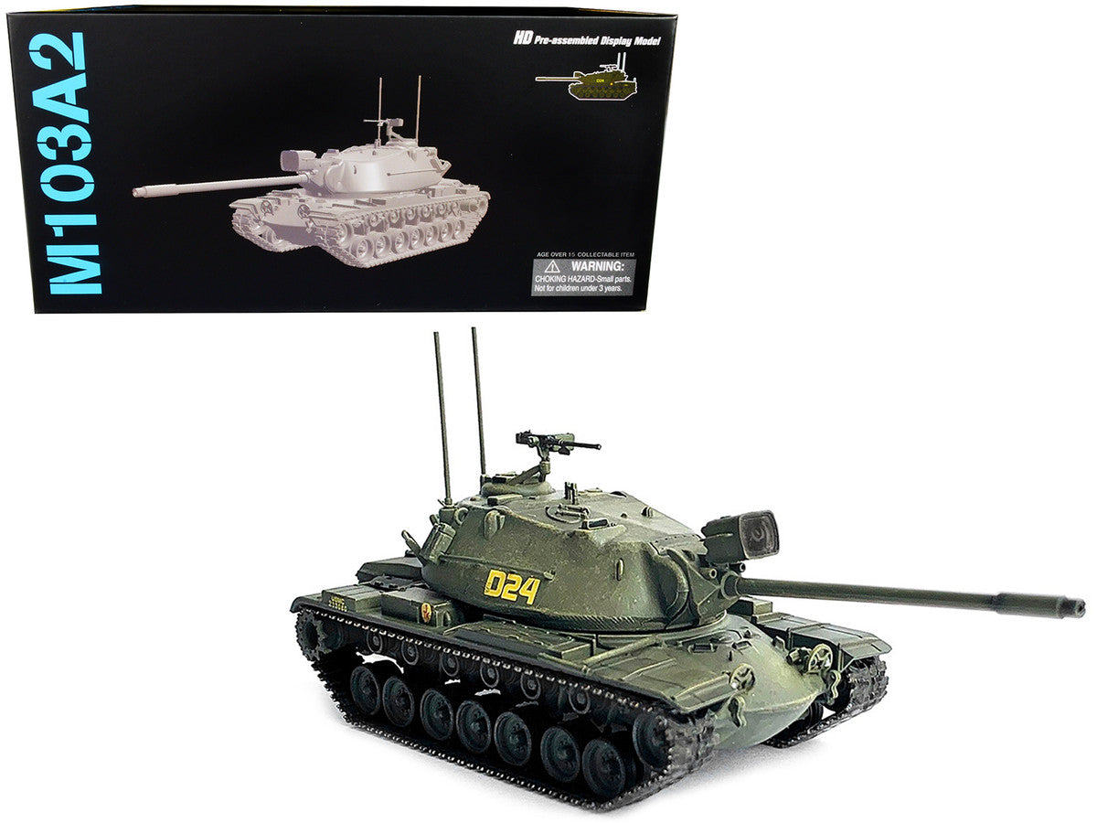United States M103A2 Heavy Tank D24 Olive Drab "NEO Dragon Armor" Series 1/72 Plastic Model by Dragon Models LuxuryLifeWay Online Store