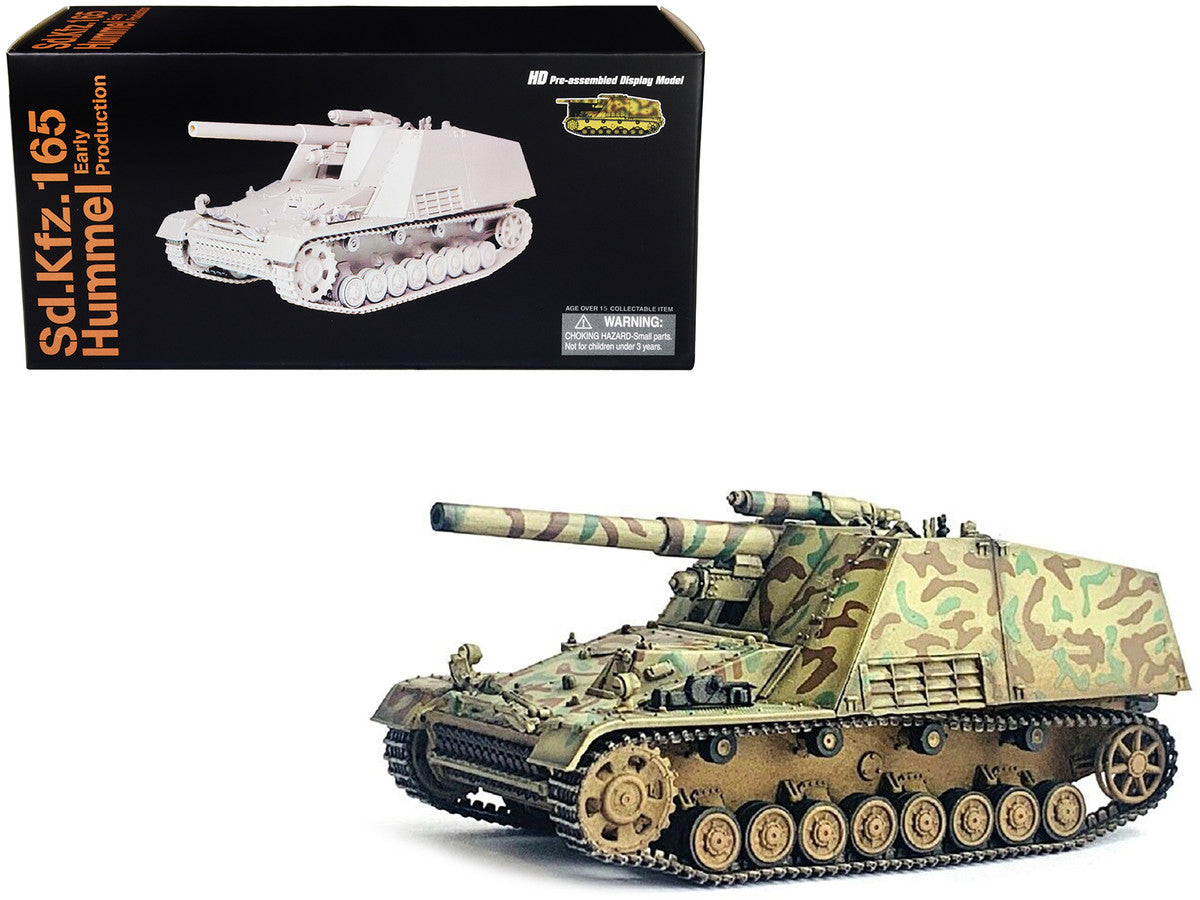 German Sd.Kfz.165 Hummel Self-Propelled Gun V1 "Early Production German Army" "NEO Dragon Armor" Series 1/72 Plastic Model by Dragon Models LuxuryLifeWay Online Store