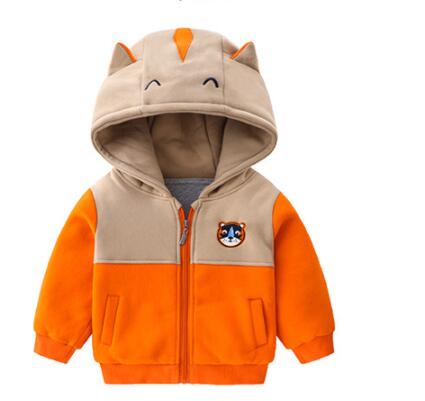 Simple Padded Hooded Jacket for Kids Pi-Mart