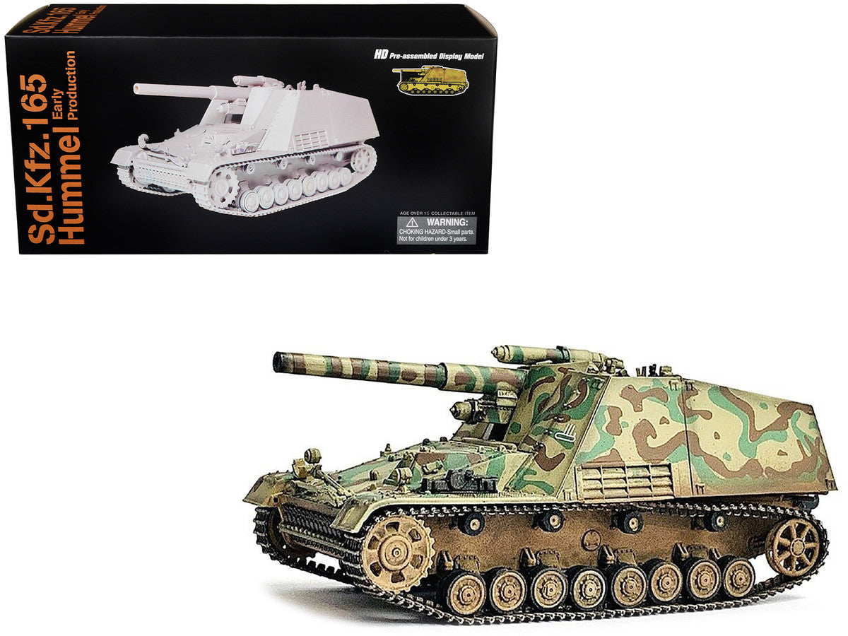 German Sd.Kfz.165 Hummel Self-Propelled Gun V2 "Early Production German Army" "NEO Dragon Armor" Series 1/72 Plastic Model by Dragon Models LuxuryLifeWay Online Store