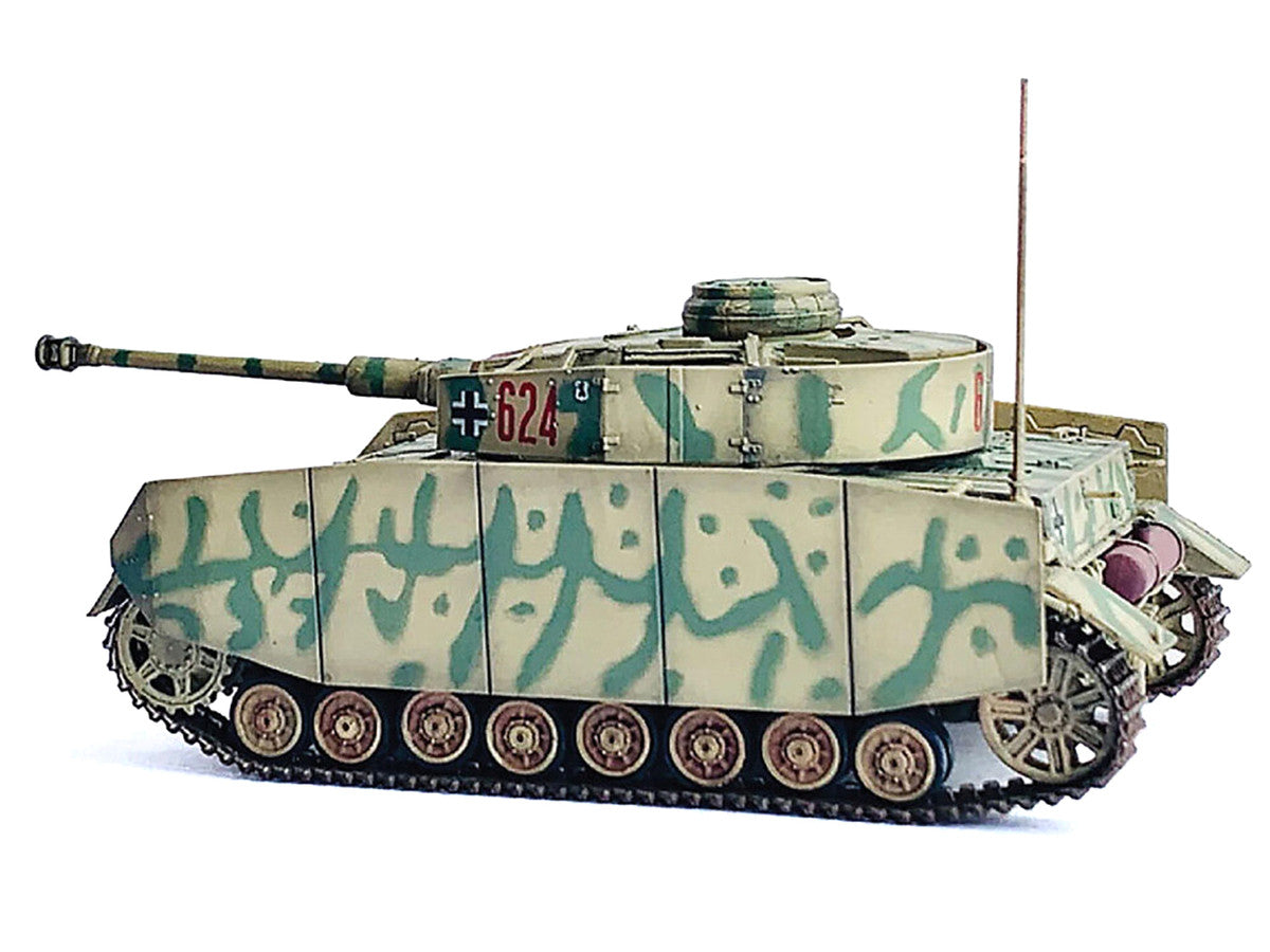 Germany Pz.Kpfw.IV Ausf.H with Schurzen Tank #624 "3.Pz.Div. Ukraine" (1943) "NEO Dragon Armor" Series 1/72 Plastic Model by Dragon Models LuxuryLifeWay Online Store