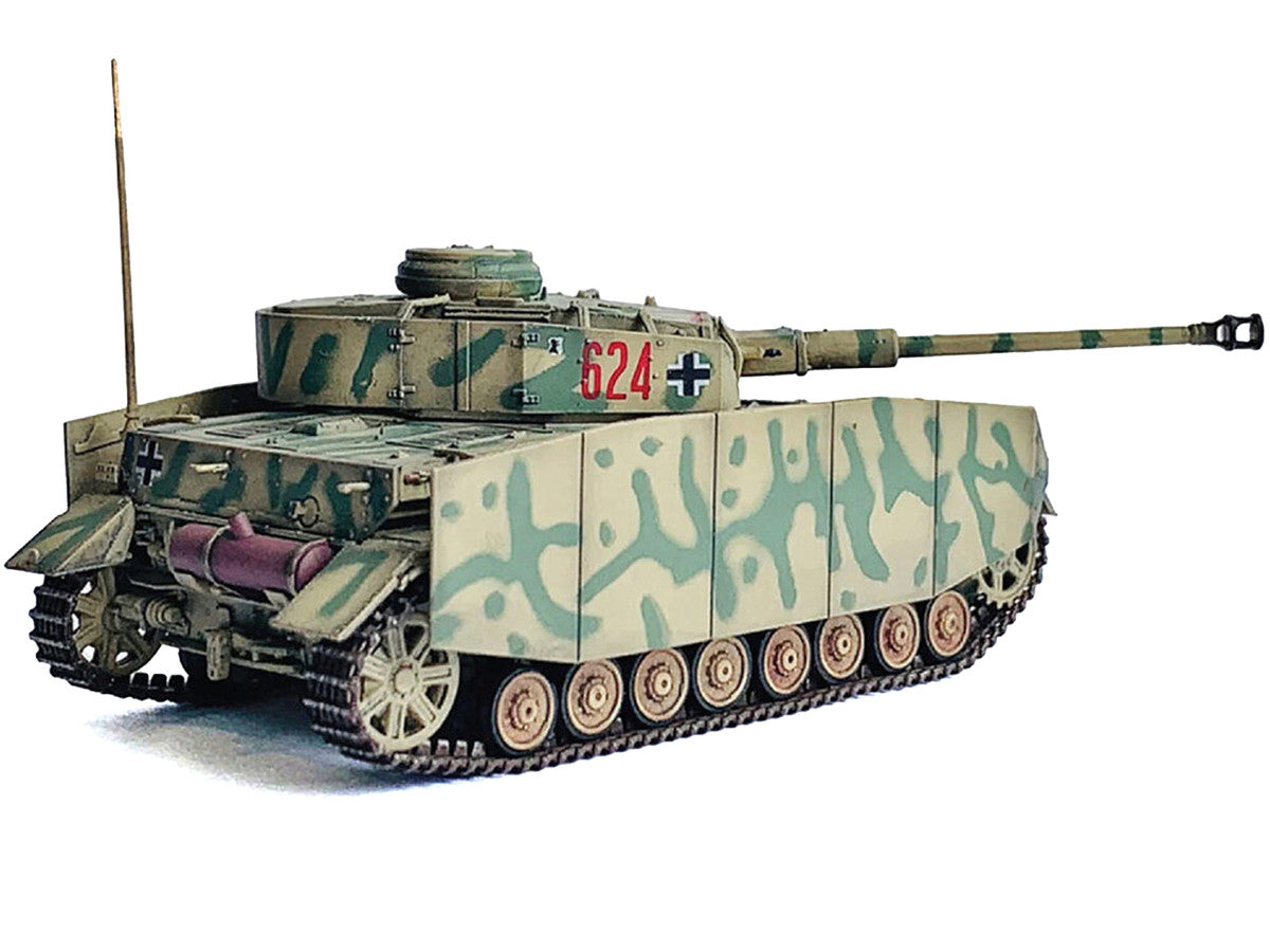 Germany Pz.Kpfw.IV Ausf.H with Schurzen Tank #624 "3.Pz.Div. Ukraine" (1943) "NEO Dragon Armor" Series 1/72 Plastic Model by Dragon Models LuxuryLifeWay Online Store