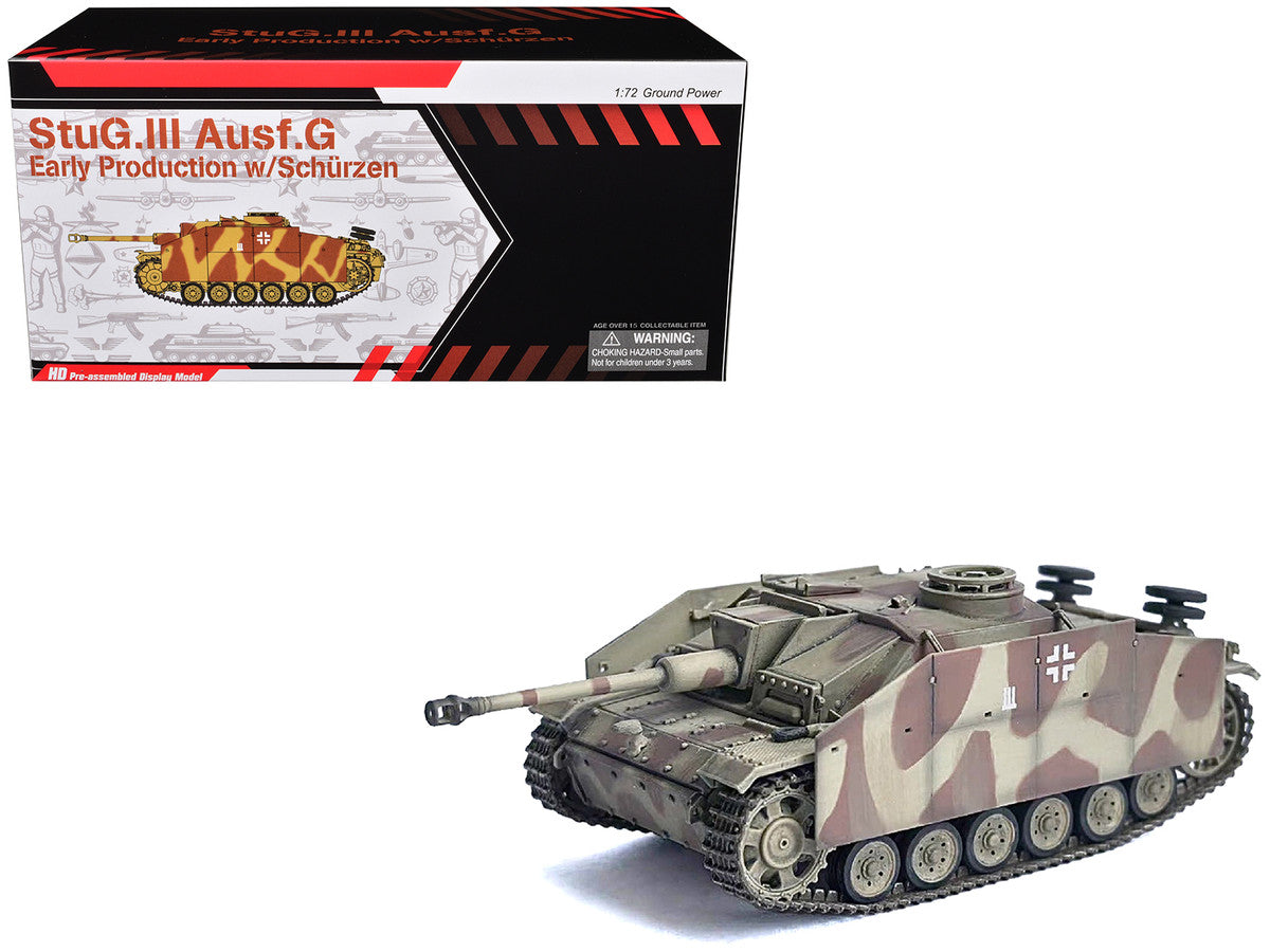 Germany StuG III Ausf. G "Early Production" with Schurzen Tank "Pz.Gren.Div. Totenkopf Kursk" (1943) "NEO Dragon Armor" Series 1/72 Plastic Model by Dragon Models LuxuryLifeWay Online Store