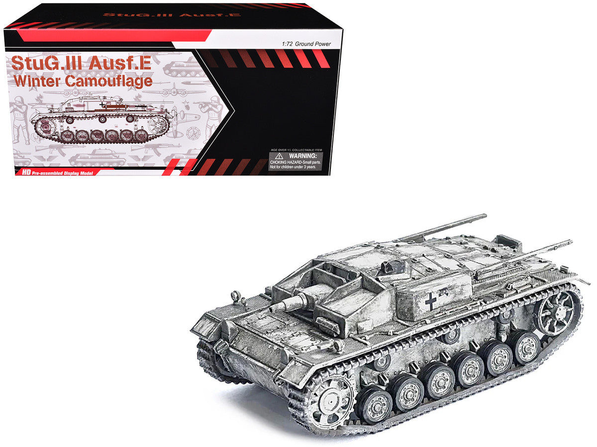 Germany StuG. III Ausf.E Tank Winter Camouflage "StuG.Abt. 202 Russia" (1942) "NEO Dragon Armor" Series 1/72 Plastic Model by Dragon Models LuxuryLifeWay Online Store