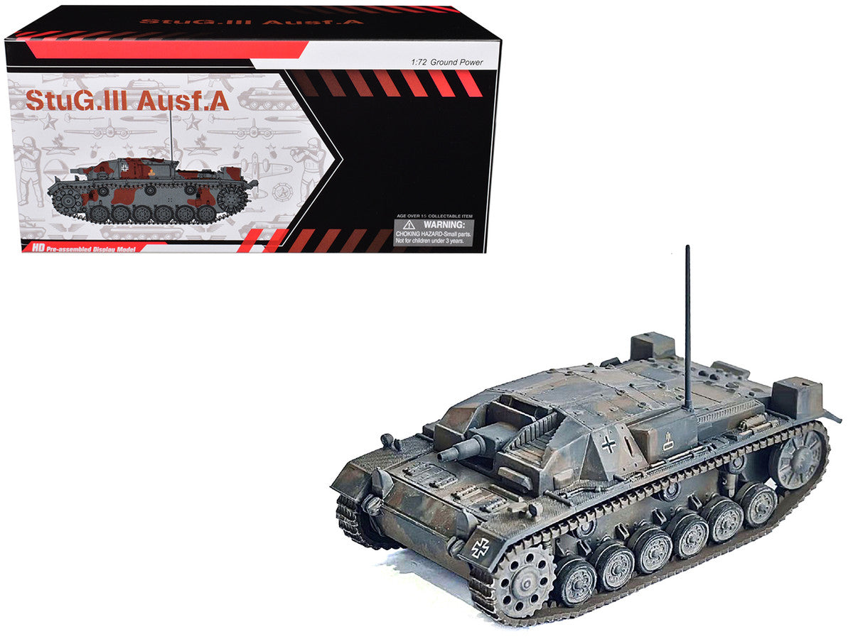 Germany StuG.III Ausf.A Tank "France" (1940) "NEO Dragon Armor" Series 1/72 Plastic Model by Dragon Models LuxuryLifeWay Online Store