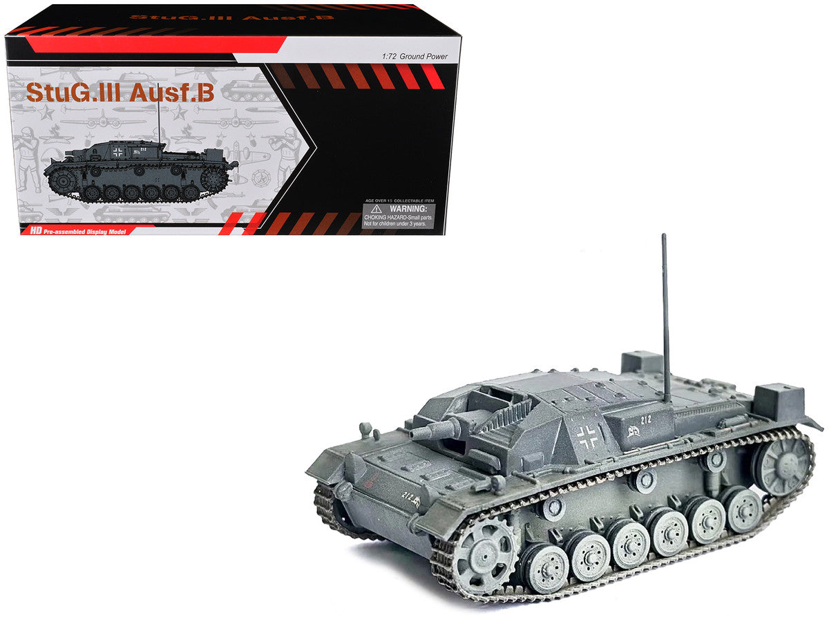 Germany StuG. III Ausf.B Tank "StuG.Abt. 226 Eastern Front" (1941) German Army "NEO Dragon Armor" Series 1/72 Plastic Model by Dragon Models LuxuryLifeWay Online Store