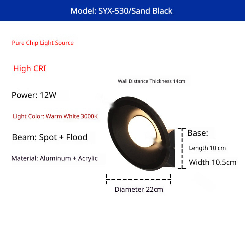Creative Colorful Outdoor Waterproof Wall Light PearlNestDecor.com