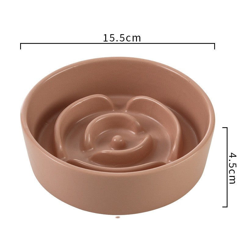 Ceramic Pet Cat And Dog Bowl Small And Medium-sized Dogs Puppy Pets Fashion