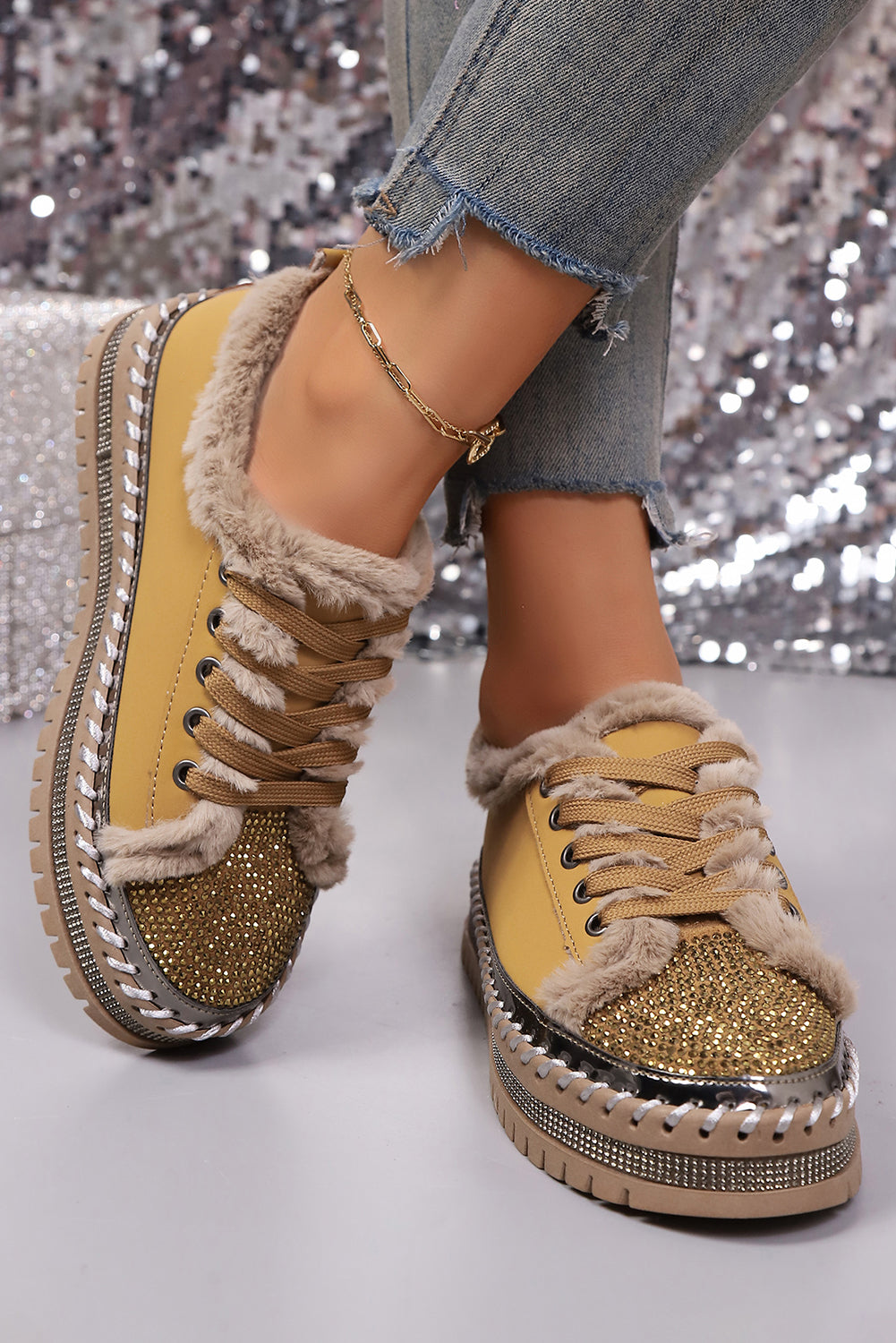 Harper Lace Up Flat Shoes LuxuryLifeWay Online Store