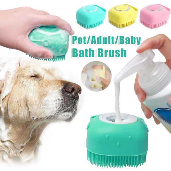Silicone Dog Bath Brush Pets Fashion