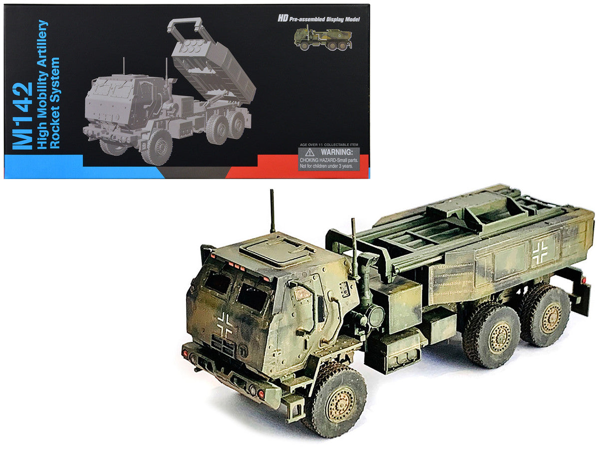 Ukraine M142 High Mobility Artillery Rocket System (HIMARS) Green Camouflage "NEO Dragon Armor" Series 1/72 Plastic Model by Dragon Models LuxuryLifeWay Online Store