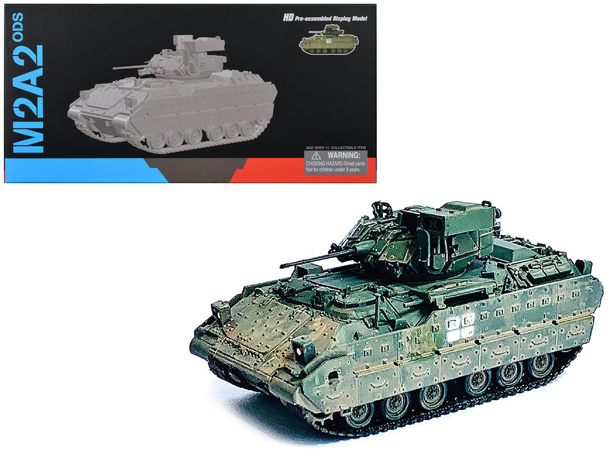 Ukraine M2A2 ODS Light Tank Green Camouflage (Weathered) "NEO Dragon Armor" Series 1/72 Plastic Model by Dragon Models LuxuryLifeWay Online Store
