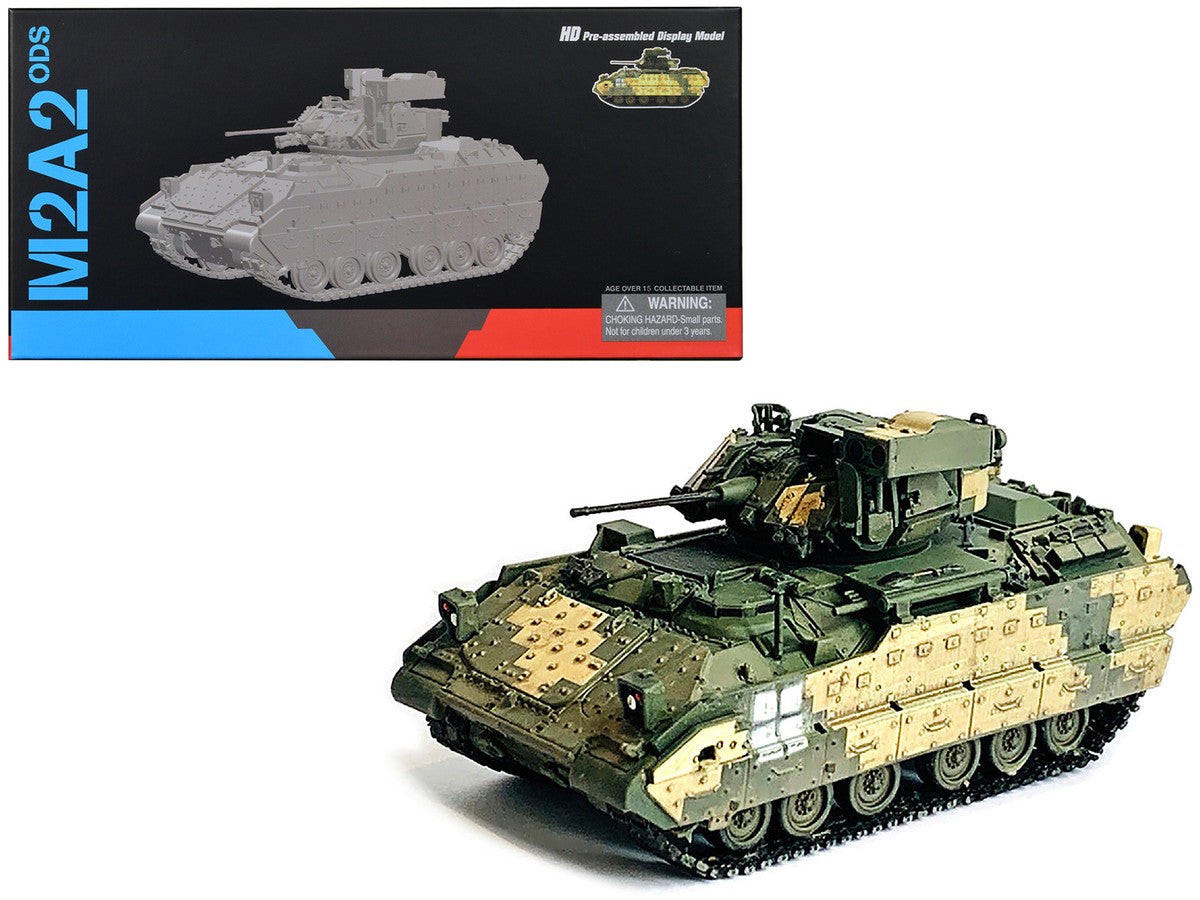 Ukraine M2A2 ODS Light Tank 3-Tone Camouflage "NEO Dragon Armor" Series 1/72 Plastic Model by Dragon Models LuxuryLifeWay Online Store