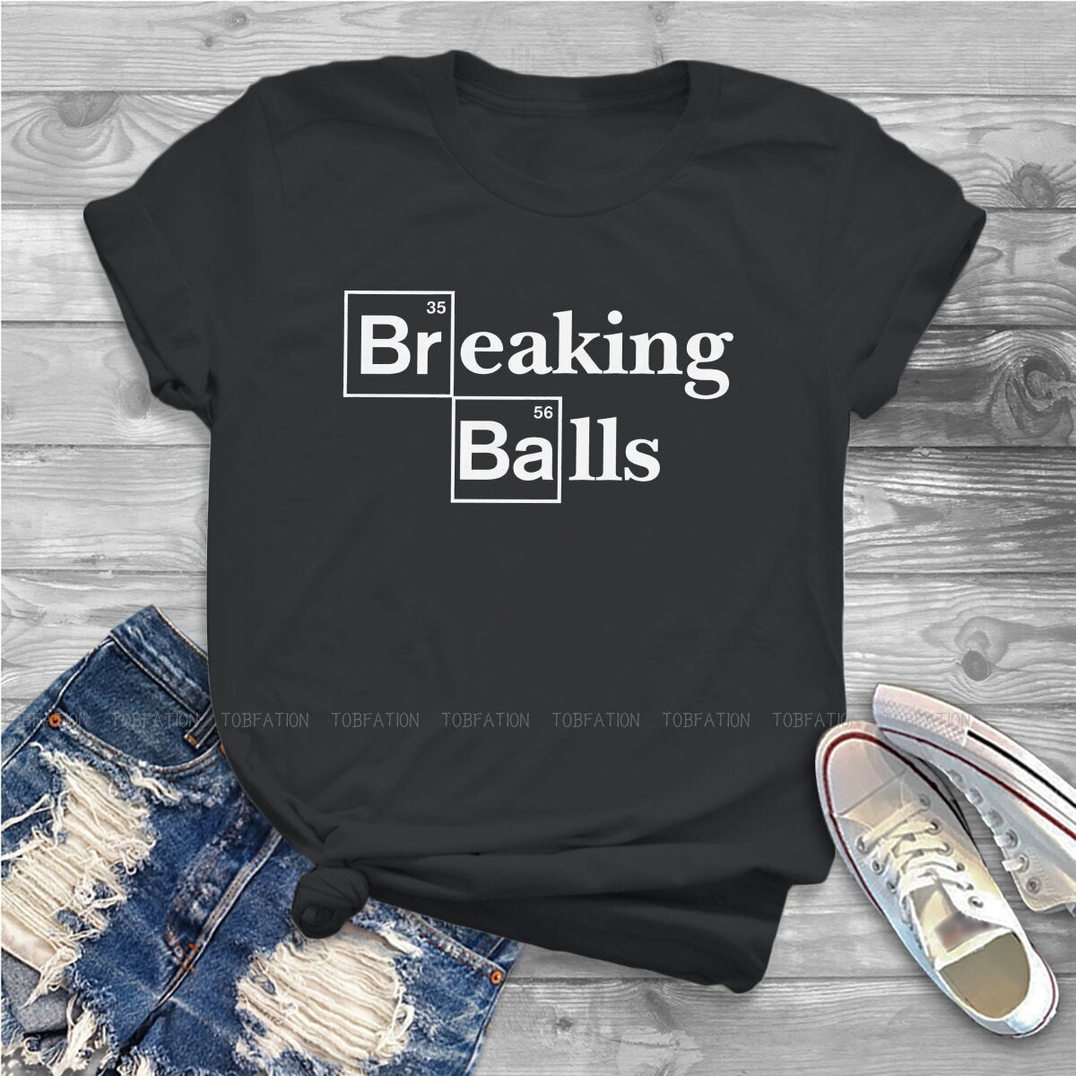 Breaking Bad Women's Goth Style Cotton T-shirt Pi-Mart