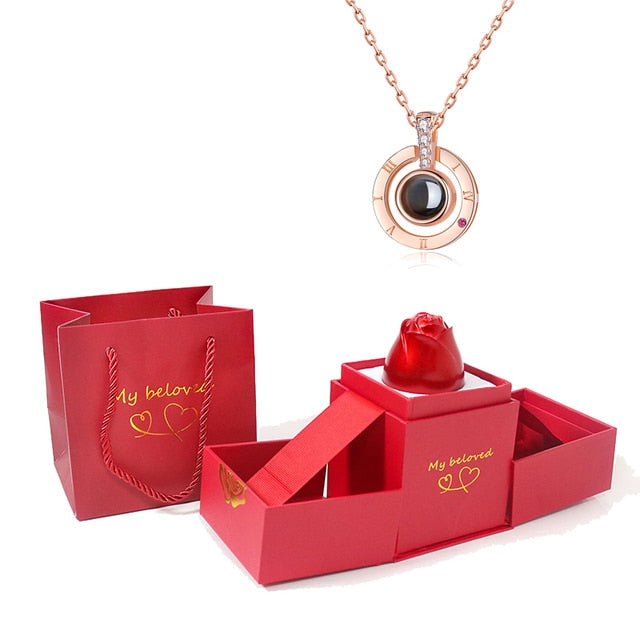 Projection Necklace Jewelry With Gift Box by Pi-Mart