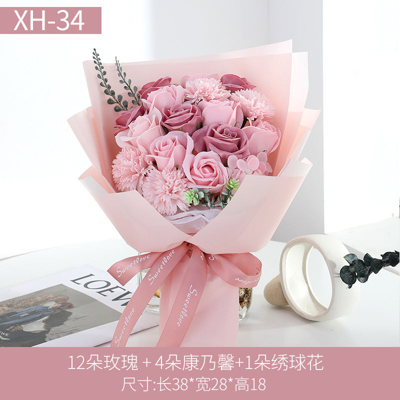 Eternal Rose Soap Flower Gift for Mother's Day and Birthdays LadyShow.Store