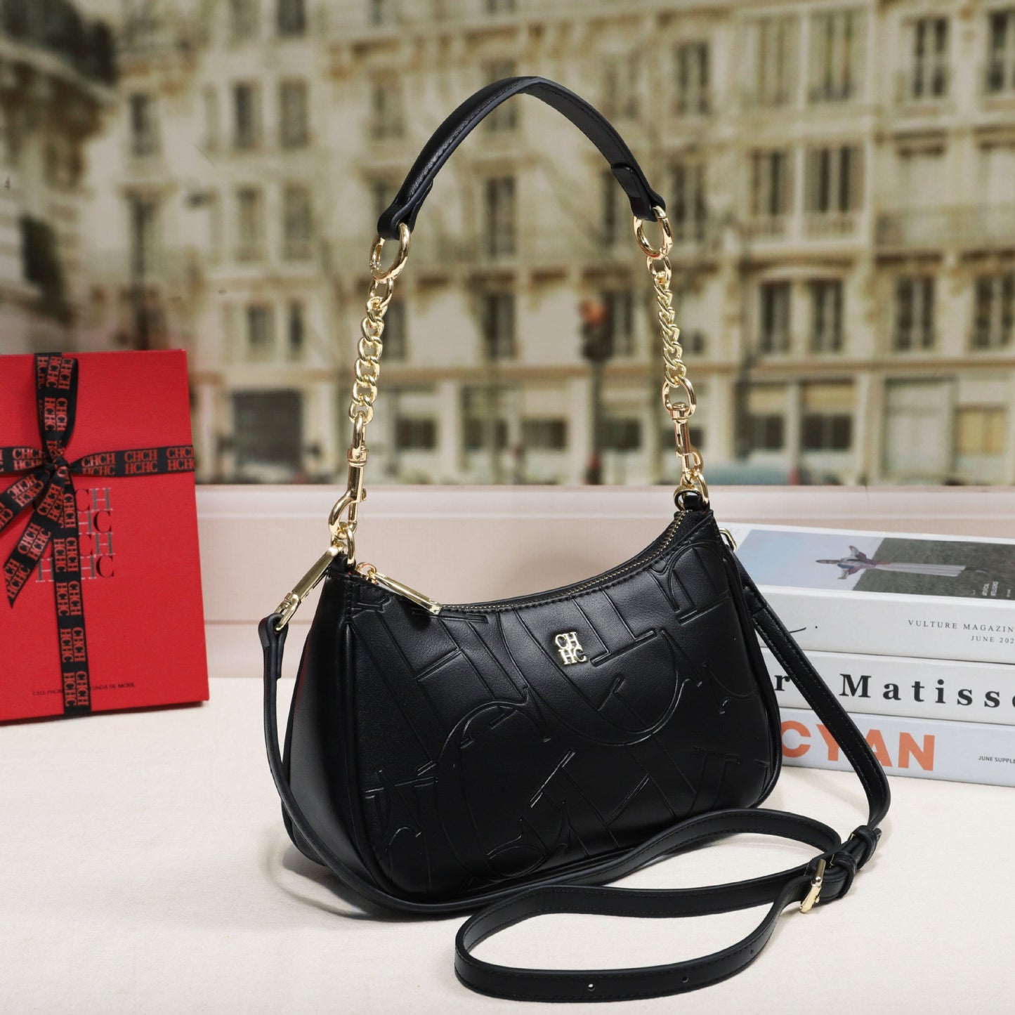 Embossed Letter Underarm Shoulder Crossbody Fashionable Trendy Womens Bag For Stylish Outfits LadyShow.Store