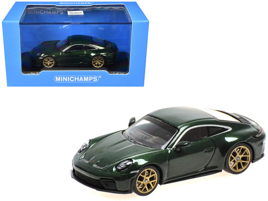 2025 Porsche 911 (992.2) GT3 Touring Green Metallic Limited Edition to 240 pieces Worldwide 1/64 Diecast Model Car by Minichamps LuxuryLifeWay Online Store