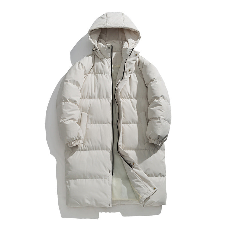 Mid-length Cotton Clothing Men's Thick Warm Jacket Best YouTube Store