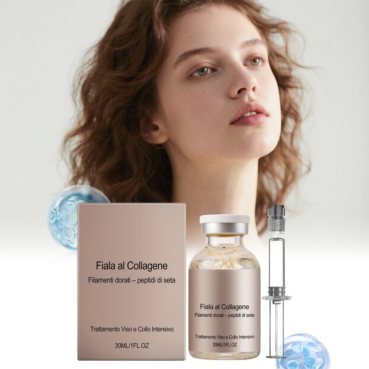 Refreshing Tight Bottle Essence 30ml - 1 Needle Tube  1Box Tri Light Beauty