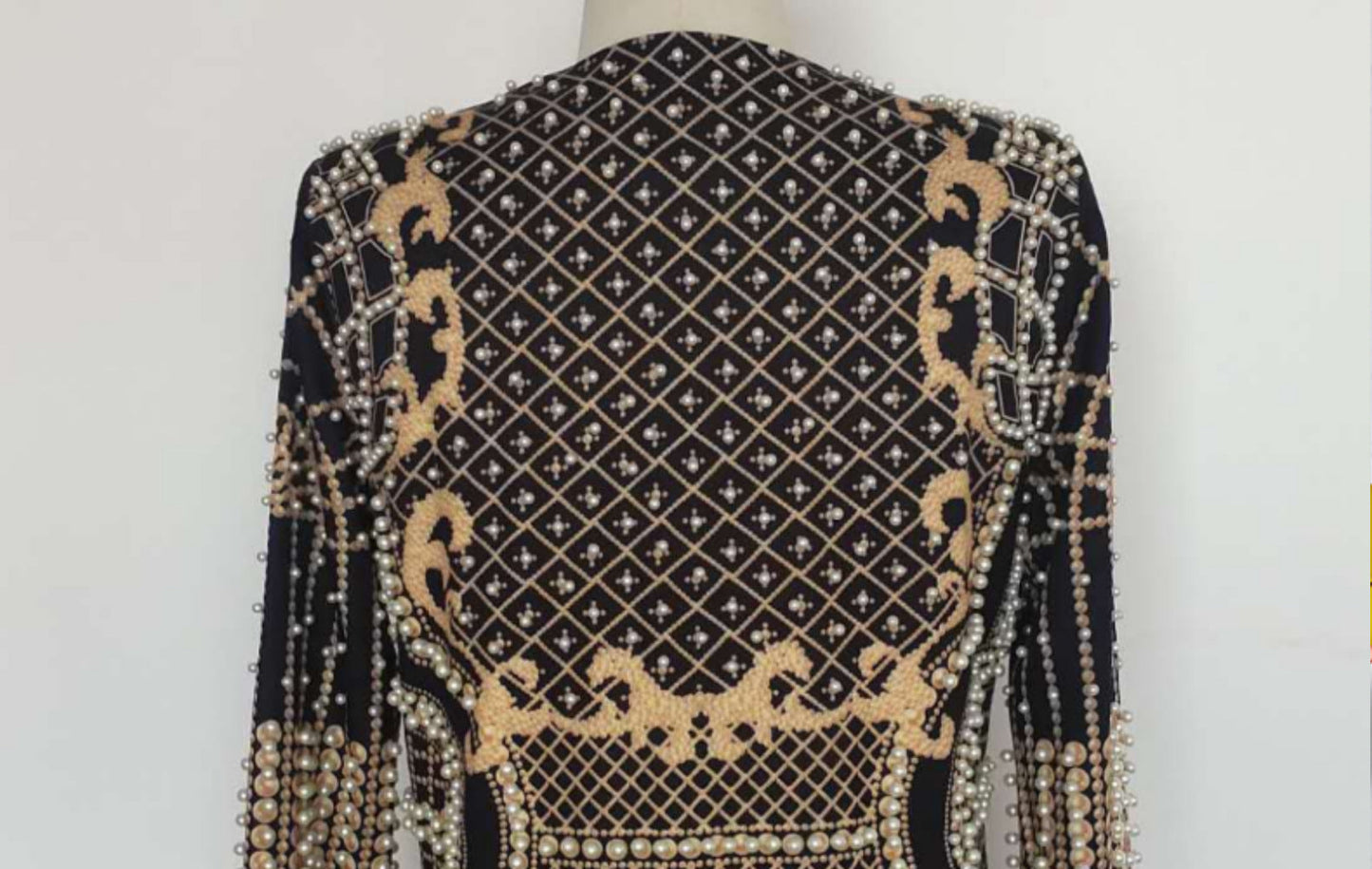 Padded Suit Jacket Bubble Bead Printing Women's Clothing Best YouTube Store