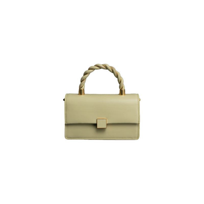Niche Design Leather Hand-held One-shoulder Messenger Bag LadyShow.Store